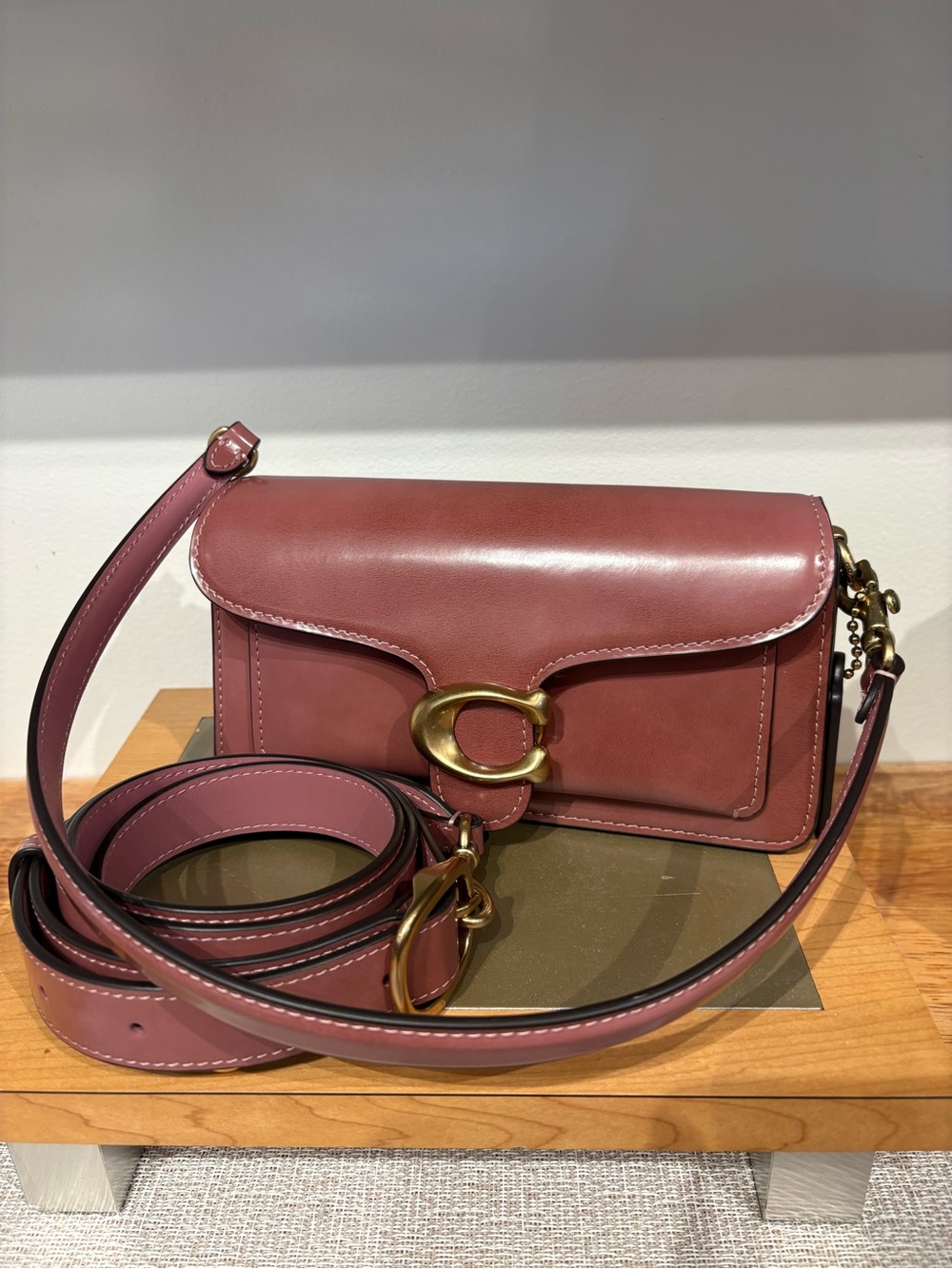 Coach Tabby 20 Spazzolato Leather Peony Bag CW632